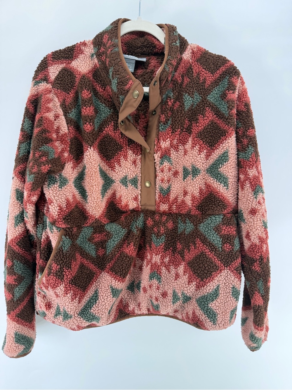 Ariat Brown and Rust Sherpa Lined Jacket
